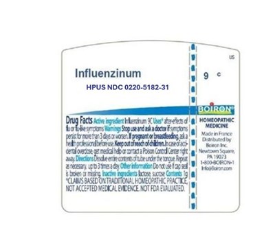 Label (Influenzinum 9c Ud 0220 5182 31)